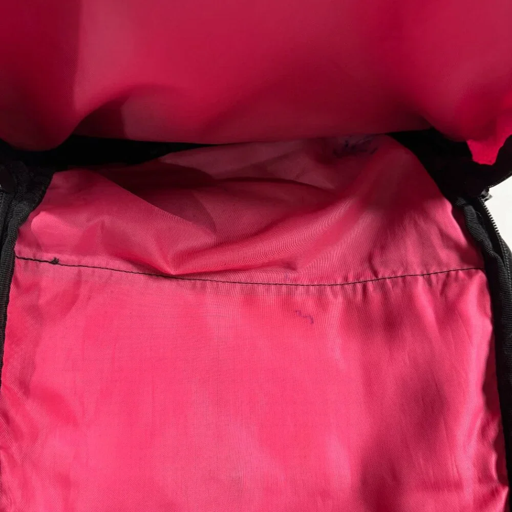 Adidas Backpack Black Pink Girls‎ Large School Pockets Outdoor Travel